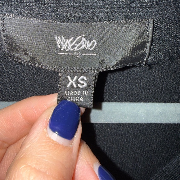 Mossimo Black Button-Up Women's Sweater - Picture 2 of 2